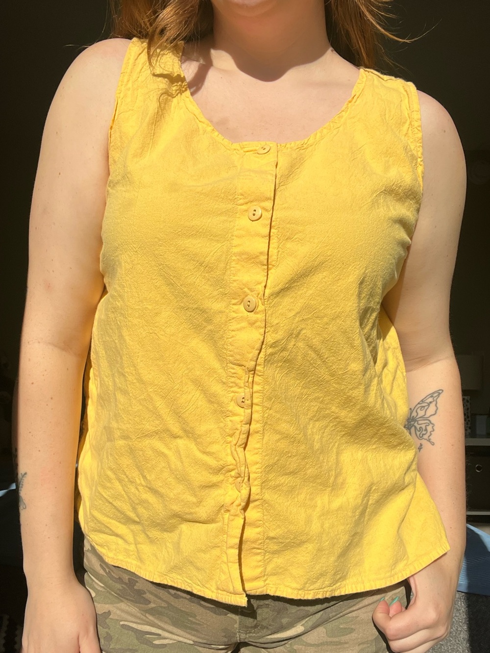 100% cotton vintage tank